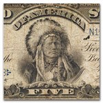 1899 $5 Silver Certificate Chief Running Antelope Good (Fr#280)